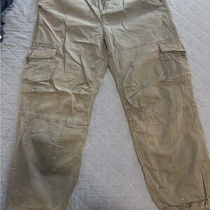 Garage Grey Cargo Pants Relaxed Fit